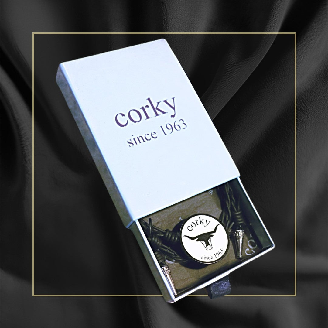 36 - 38” Black Leather Bolo Tie with Silver Tips